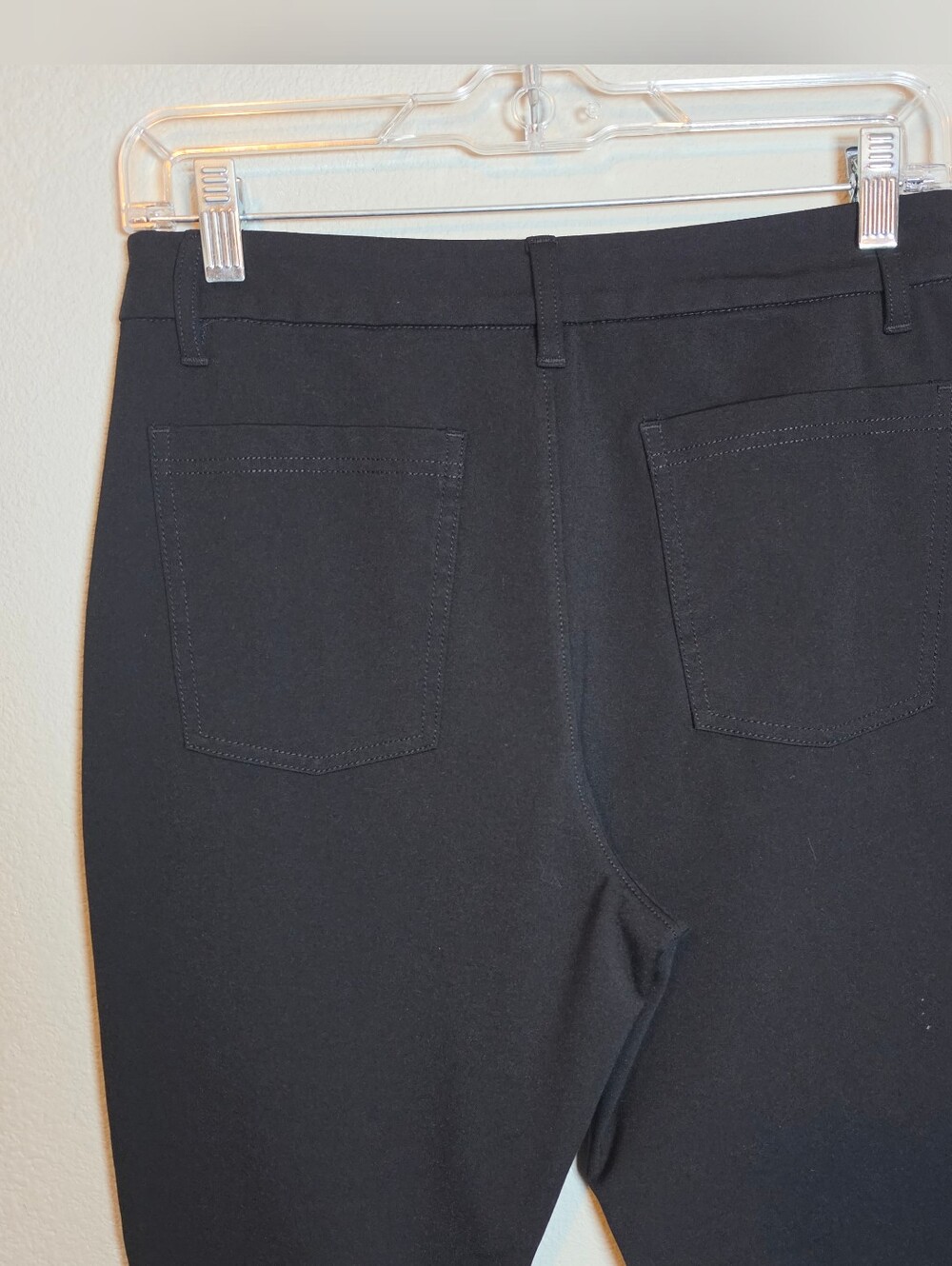 ​BYLT Basics Womens Everyday Pant Black Size M Stretch Athleisure Commuter Trave - Picture 6 of 11